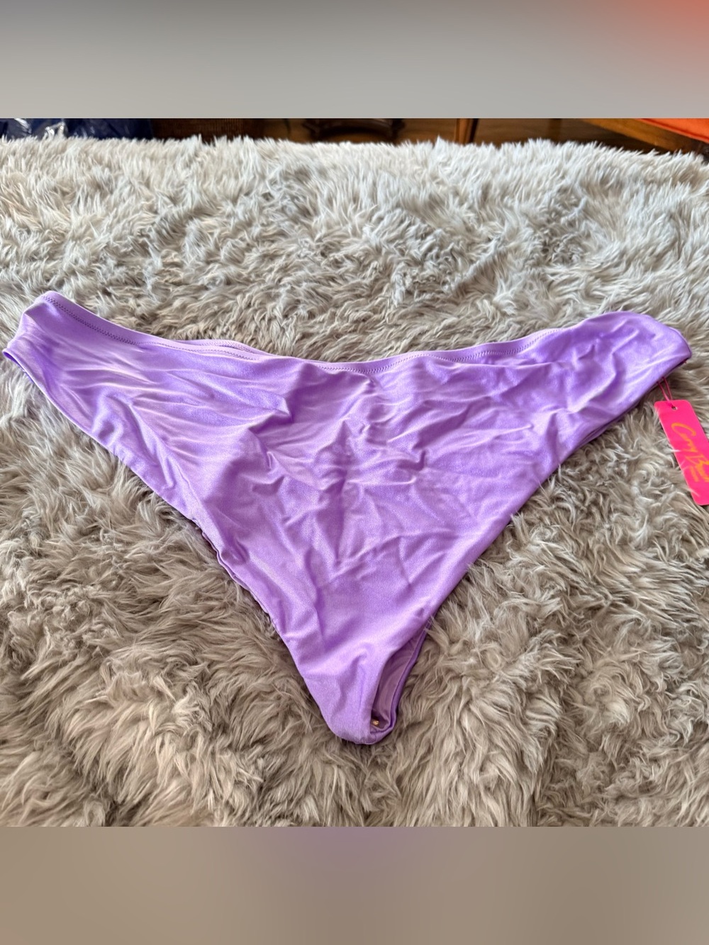 Curvy Beach cyber lavender cheeky bottom 3x